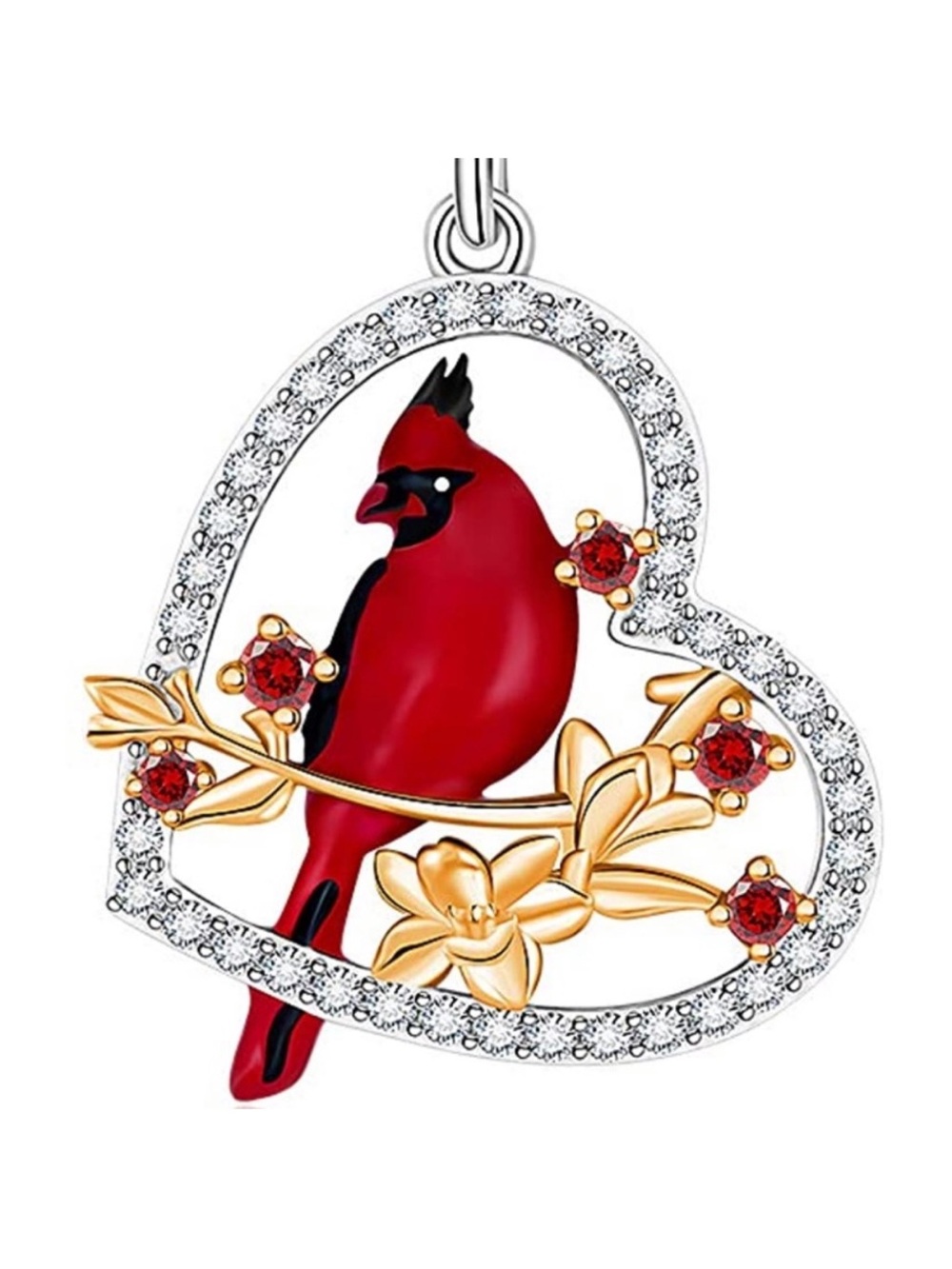18k Angel Cardinal Diamond
Fine Jewelry Necklace